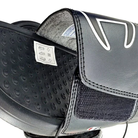 CHAMPION Sandals Women's 7 Monogram Cushion Mega Slides Unisex Adult Black Shoes - Picture 5 of 9